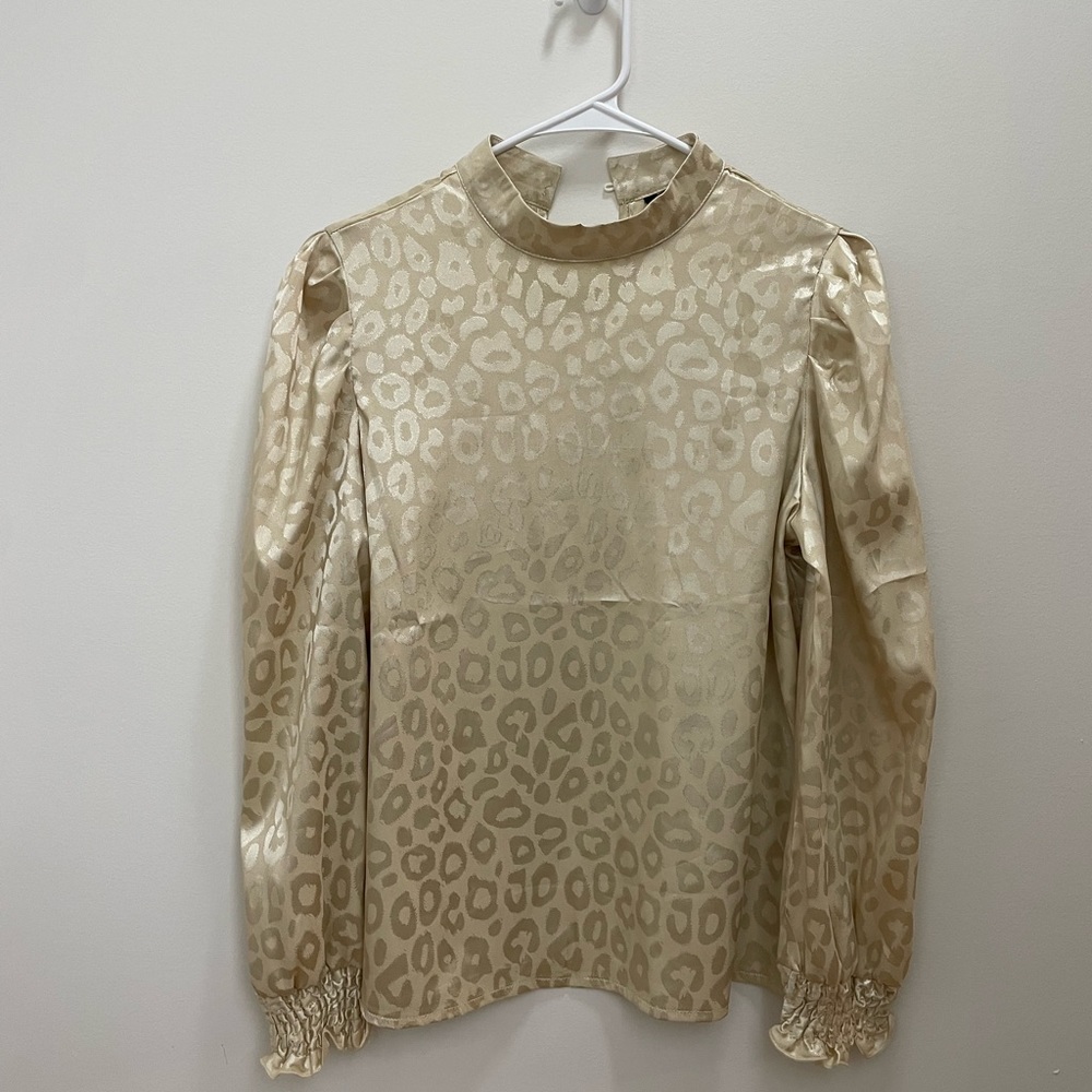Animal Print Blouse Size M